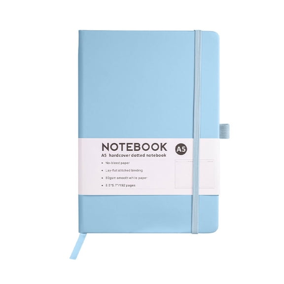 CCOCC 2026 New Bullet Journal Elegant Smooth Daily Planner Flexible 80G Paper Weekly Planner Creative Pu Leather Calendar Book with Bookmark and Elastic Band for Work Study Home Travel