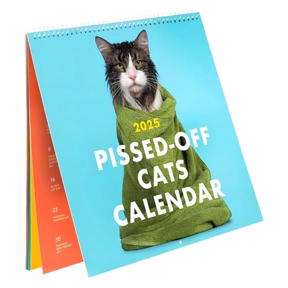 CCOCC 2026 New Calendar Fun Playful Gifts for Cat Lovers 12 Month Joke Gift Program 2026 Cats Calendar for Home Decor, Cat Lovers, Gift-Giving, Office, Wall Hanging, Daily Enjoyment.