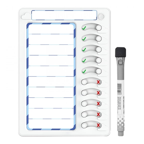 CCOCC 2026 New Chore Chart,To Do List Chores Checklist Task Board,Routine Schedule Planning Boards with Blank Checklist Cardstock,Daily Memo Rv Checklist Planning Boards Reminder Charts,1 Pack
