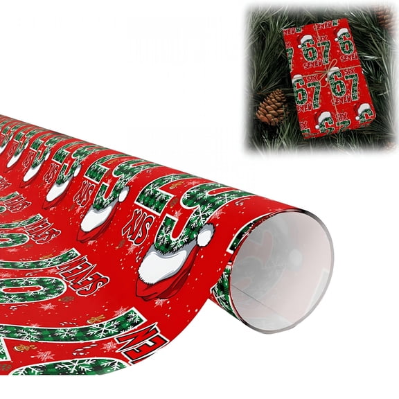 CCOCC 2026 New Christmas Wrapping Paper,Meme Wrapping Paper,Funny Teen Holiday Gift Wrap,Santa Meme Gift Wrap,Unique Festive Wrapping Papers(Set A)