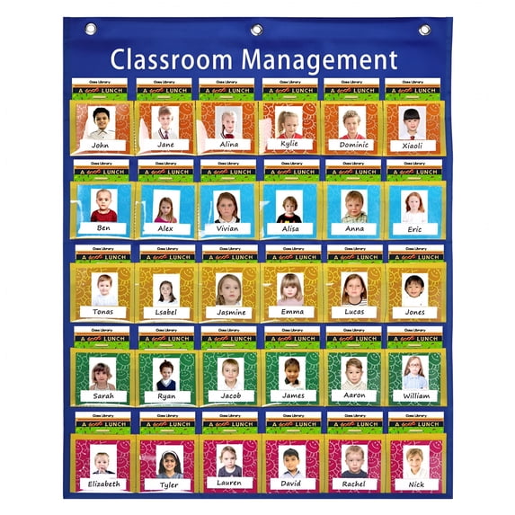 CCOCC 2026 New Classroom Management Pocket Chart Attendance Pocket ...