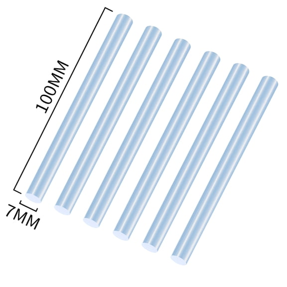 CCOCC 2026 New Clear Mini Hot Glue Sticks 0.27 In. Diameter,4 In. Length-2 Lbs(230 Pcs)High Adhesion Hot Melt Glue Sticks for Crafts,Diy,Repairs&School Projects-Fits Most Mini Glue Guns