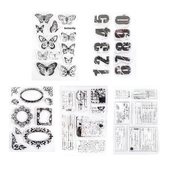 CCOCC 2026 New Clear Stamps Rubber Stamp for Crafting Card Making for Scrapbooking,Invitations,Diy Projects,Gift Wrapping,Home Decor.