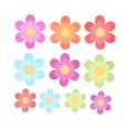 CCOCC 2026 New Colorful Flower Anti Slip Stickers for Bathroom Bath Tub ...