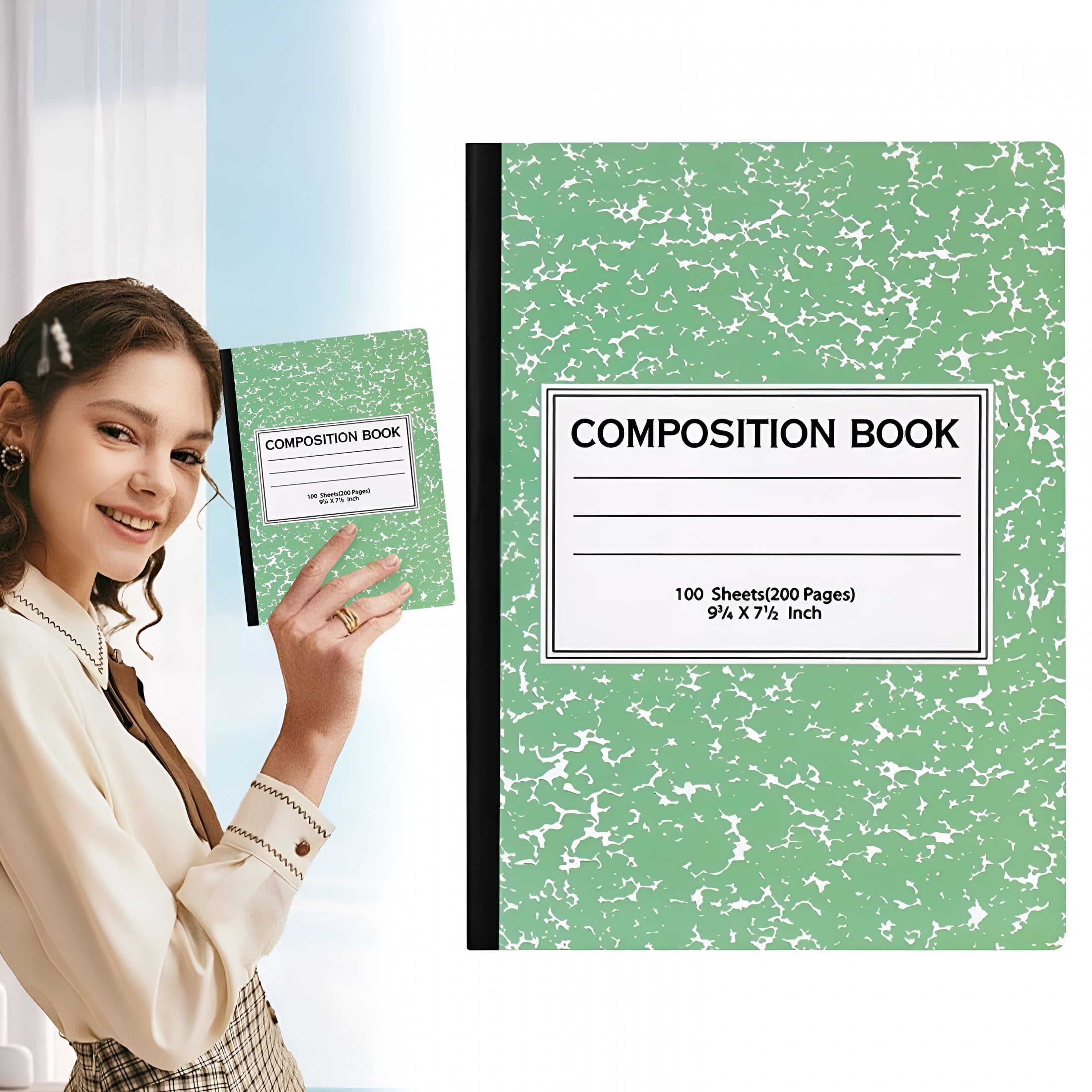 CCOCC 2026 New Composition Notebook,100 Sheet Wide Ruled Composition ...
