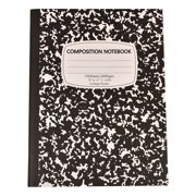 CCOCC 2026 New Composition Notebook,College Ruled Composition Book,Marble Composition Notebooks for Classroom Study,100 Sheets Per Comp Book,Hard Cover,Sewn Binding,9-3/4" X 7-1/2",Black