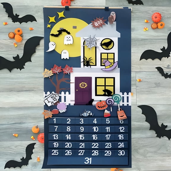 CCOCC 2026 New Countdown Wall Calendar Felt Calendar Countdown Calendar Removable Hanging Decoration for Countdown Ornament