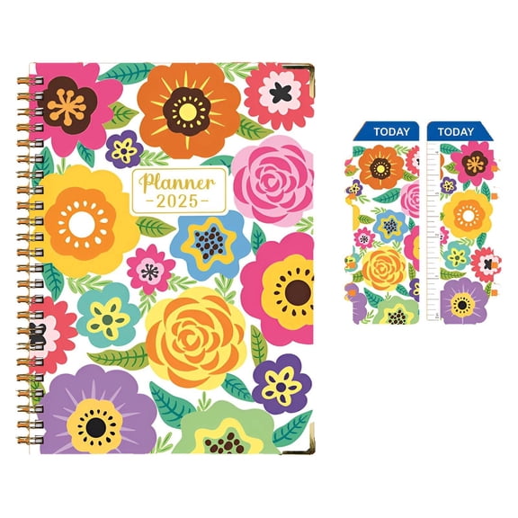 CCOCC 2026 New Daily Planner 2026 360Page Rotation Small Calendar 2026 Convenient Flip Design Papier Planner for Office School Personal Style2 A5