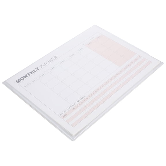CCOCC 2026 New Desk Blank Calendar Sheet Monthly Planner Notepad Blank Calendar Planning Notepad for Organizing Schedules, Planning Tasks, Office Use, School Assignments, Personal Appointments.