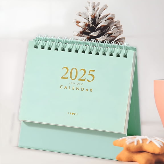 CCOCC 2026 New Desk Calendar ,Medium Desk Calendar with Month Theme Design,Flip Calendar Spiral Monthly Calendar Schedule for Office, School, Home, Classroom
