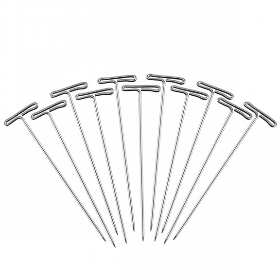 CCOCC 2026 New Display Boards T Pins Silver for Professionals Modelling 70Set for Display Boards,Sewing,Quilting,Crafting,Modeling,Fabric Fixing
