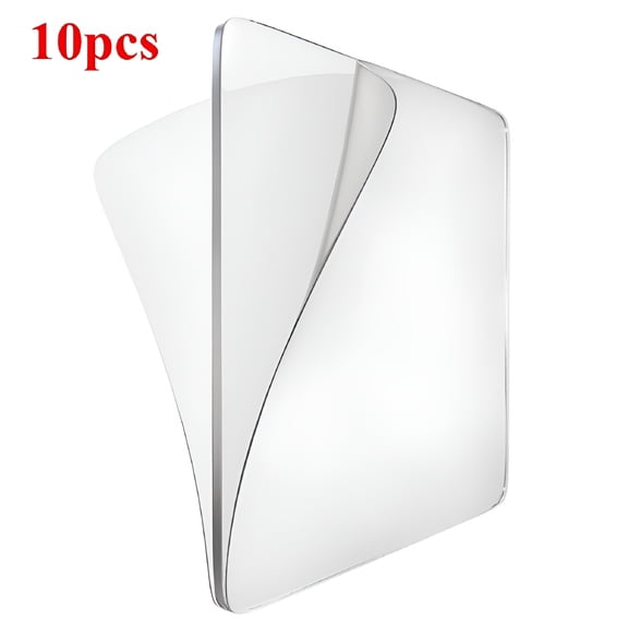 CCOCC 2026 New Double Sided Tape Heavy Duty Multipurpose Removable Clear Tough Mounting Tape Sticky Adhesive, Reusable Strong Wall Tape Picture Hanging Strips Poster Carpet Tape, 10Pcs