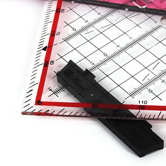 CCOCC 2026 New Drawing Triangle Square Ruler,Architectural Scale Ruler 12 Inch Professional Etched Triangle Drafting Ruler,For Blueprint,Drafting and Drawing