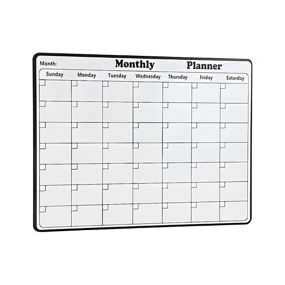 CCOCC 2026 New Dry Erase Monthly Calendar and Weekly Whiteboard for Fridge-Monthly Planner,Weekly Dry Erase Board for Refrigerators,One Bonus Notepad/To Do/Grocery List