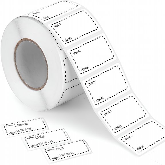 CCOCC 2026 New Freezer Labels for Labelling,1000 Deep Freezer Labels,Self-Adhesive,Removable,No Residue for Lab, Kitchen, Medical, Food Storage,50 X 25 Mm