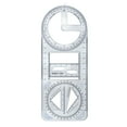 thumbnail image 1 of CCOCC 2026 New Geometry Template,Multifunctional Geometric Ruler Drawing Ruler Tool Measuring Instruments | Creative Math Learning Geometric Drawing Ruler Flexible Drafting Rulers and Templates, 1 of 4