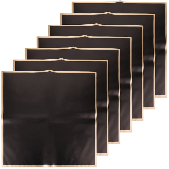 CCOCC 2026 New Gold Edge Jelly Film Dark 20Pcs Floral Wrapping Paper Packing Han Su Korean Book for Gift Wrapping,Crafts,Parties,Diy Projects,Floral Arrangements,Special Occasions,Stationery