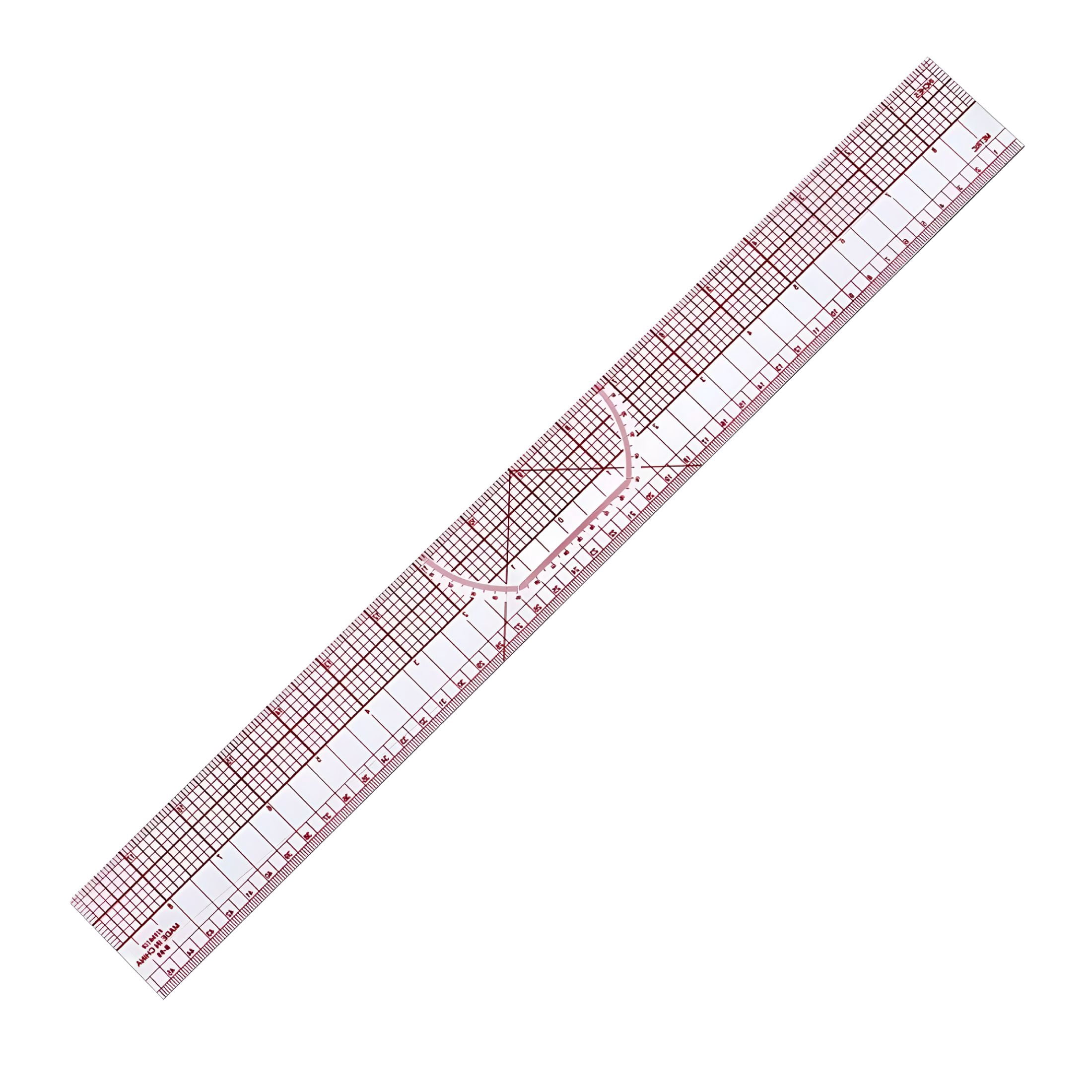 CCOCC 2026 New Grading Ruler,Sewing Ruler,Clear 18 Inch Metric and Inch ...
