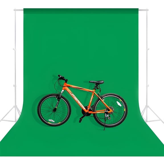 CCOCC 2026 New Green Screen 6.5 X 10Ft Green Screen Backdrop for Photography,Video,Streaming,Vlogging Photo Studio Background Photography Screen Backdrop
