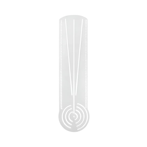 CCOCC 2026 New Home Decor Mandala Drawing Ruler Painting Ruler Tracing Red Decompression Hand Painted Tool Decompression Painting Template