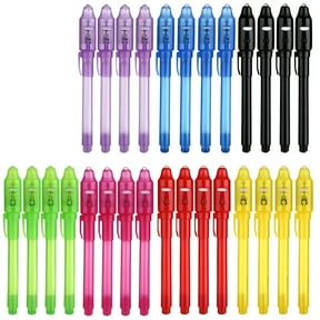 CCOCC 2026 New Invisible Ink Pens,28 Pack Spy Pen Invisible Disappearing Ink Pen with Uv Light,Upgrade Exquisite Packaging Magic Pen for Secret Message,Birthday Party,And Halloween Goodies Bags Toy