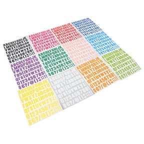 CCOCC 2026 New Iron on Letters for Clothing Iron on Vinyl 12 Pcs Iron on Letters 12 Colors Abrasion Resistance Heat Transfer Sticker Iron on Transfer Sticker for Clothing
