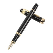 CCOCC 2026 New Left Handed Fountain Pen Metal Fine Refillable Aero Black Fancy Pens, for Writing, Journaling, Office Use, Creative Tasks, Professional Gifting.