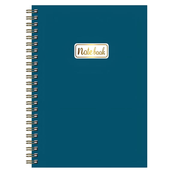 CCOCC 2026 New Lined Spiral Journal Notebook for Adult,College Ruled Hardcover Notebook Pretty Notebook Composition Books Bulk Note Book Journal Notebook for Women Office Supplies for Teachers,Blue