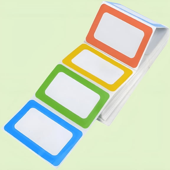 CCOCC 2026 New Name Badge Labels 200Pcs,Self-Adhesive Name Sticker Tags for Classroom,Envelope,Clothing,Food
