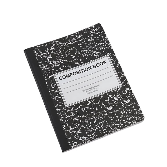 CCOCC 2026 New Notebooks,Assorted Marble Covers,100 Sheets,Wide Ruled Composition Book Wide Notebook Paper Sewn Binding Cover Assorted Colors