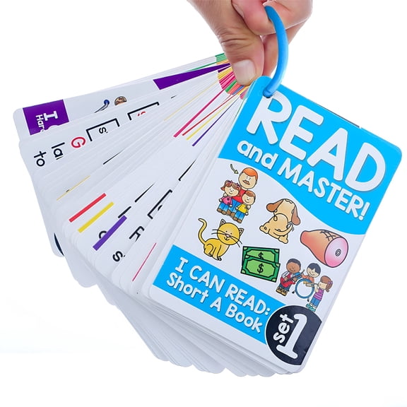 CCOCC 2026 New Phonics Flash Cards for Ages 4-8 Kindergarten Learning Set with 64 Sight Words 107 Etymas and 15 Phonics Groups Waterproof Reusable Educational Cards Paper