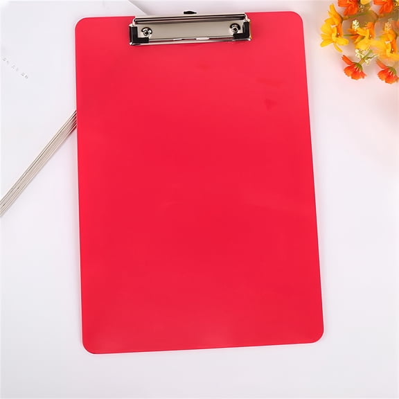 CCOCC 2026 New Plastic Clipboard Strong 12.4 X 8.86 Inch Holds 100 Sheets Clipboard with Low Profile Clip Cute Clip Boards for Office,School,Home,Meetings,Study,Opaque Color Board Clip