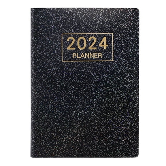 CCOCC 2026 New Pocket Planner Appointment Book Calendar Planner Starlight Black for Organizing Appointments Managing Schedules Daily Planning On-The-Go Convenience