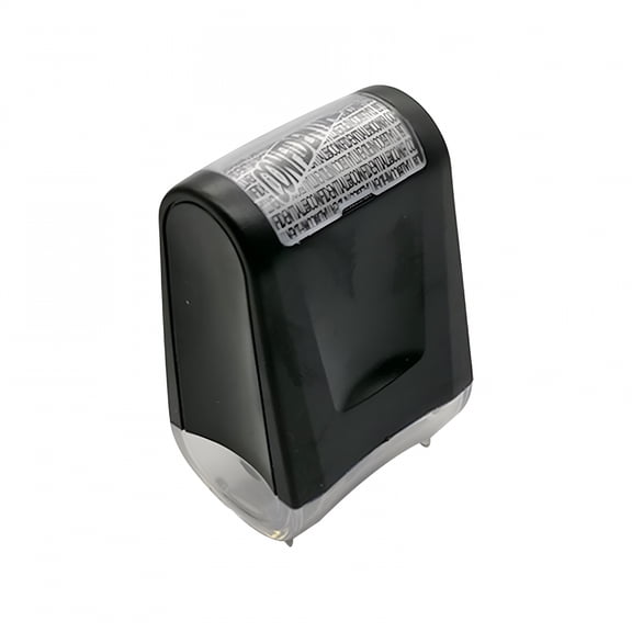 CCOCC 2026 New Privacy Stamp Roll Id Protection Roller Stamp Identity Theft Protection Roller Stamp Wide Roller Security Stamp for Mail,Id Blackout,Privacy Confidential Black