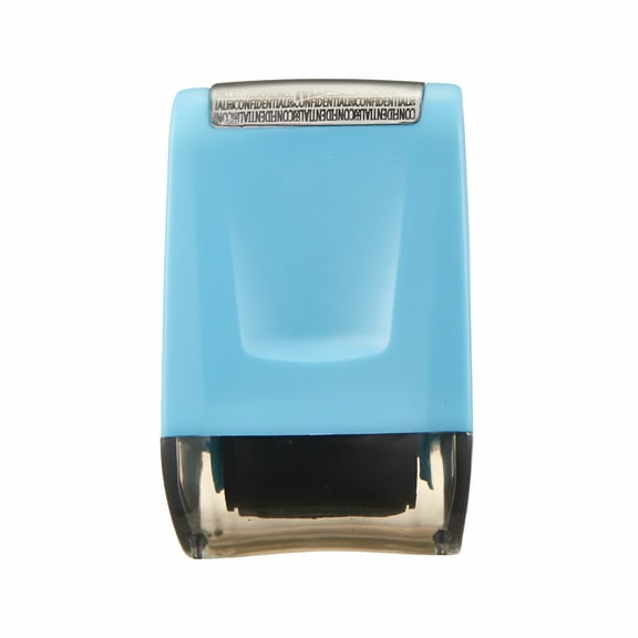 CCOCC 2026 New Privacy Stamp Roll Id Protection Roller Stamp Identity Theft Protection Roller Stamp Wide Roller Security Stamp for Mail, Id Blackout, Privacy Confidential Blue