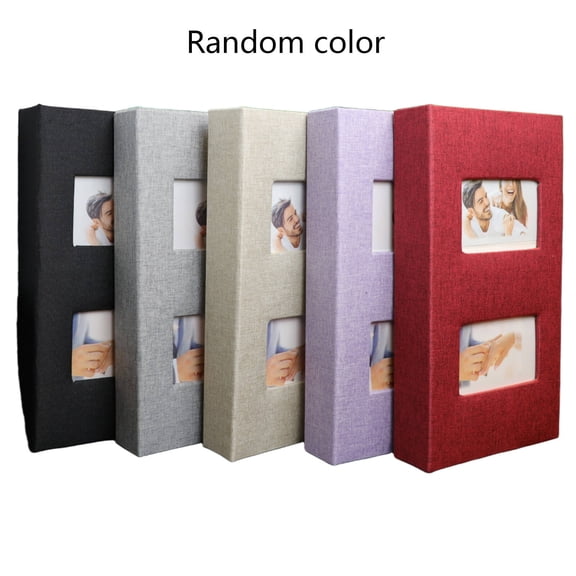 CCOCC 2026 New Scrapbook Wide-Angle View Scrapbook Album for All Pages Crystal-Clear Inner Pockets Photocard Binder Textile2 for Photo Storage Memory Keeping Crafting Diy Projects Personalized Gifts