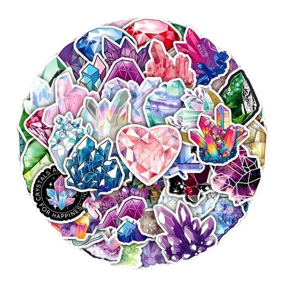 CCOCC 2026 New Scratch and Sniff Stickers 50Pcs Colorful Pvc Luggage Cup Computer Desktop Stickers Bedroom Living Room Wall Decor