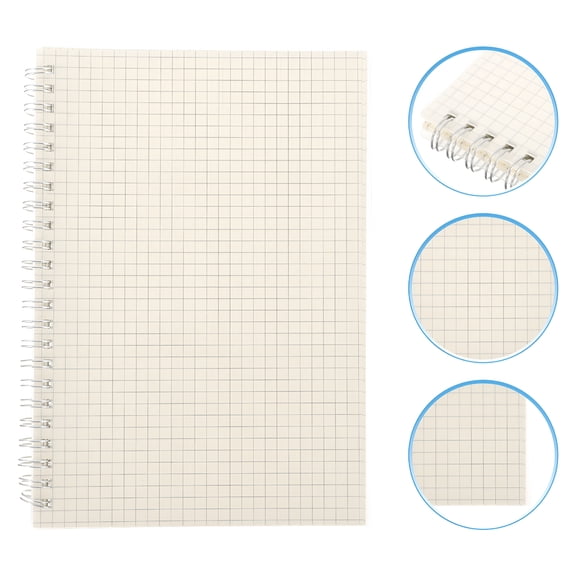 CCOCC 2026 New Set of 2 Graph Paper Spiral Notebooks for Math and Engineering for Students, Professionals, Note-Taking, Designing, Calculations.