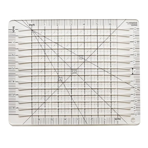 CCOCC 2026 New Sewing Ruler Fabric Cutting Ruler Quilting Supplies Tools Sewing Supplies Fabric Cutter Patchwork Template Diy 6 Inch