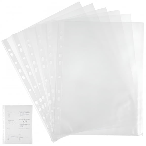 CCOCC 2026 New Sheet Protectors Clear Pp 100Pcs for Office, School, Home, Documents 11.8X9.1X0.04In