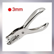 CCOCC 2026 New Single Hole Puncher Punch Pliers 3Mm Hole Diameter Punch Machine Small Binding Round Hole Paper Card Primary,1 X Punch Pliers