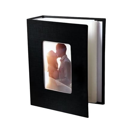 CCOCC 2026 New Slip-In Photo Album Linen Cover 50 Pages 100 Pockets for Weddings,Travel,Baby Showers,Kids,Family,Anniversaries,Picture Collection Book 4X6-Inch