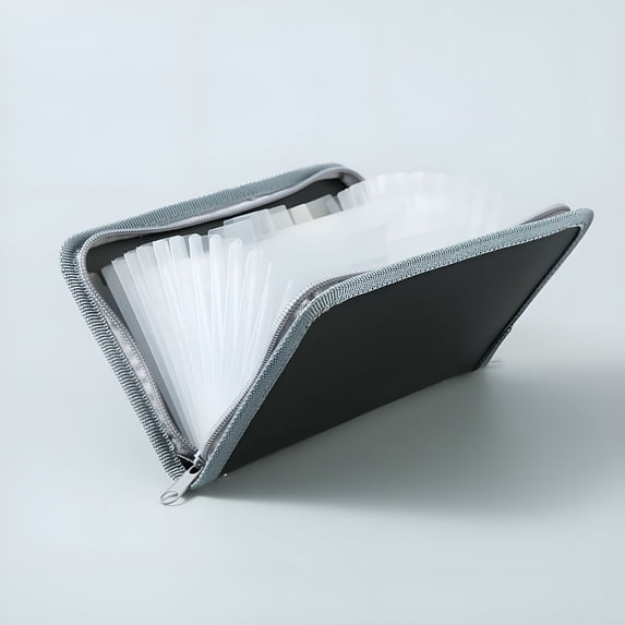 CCOCC 2026 New Small Accordion Folder with Zipper Expanding Receipt ...