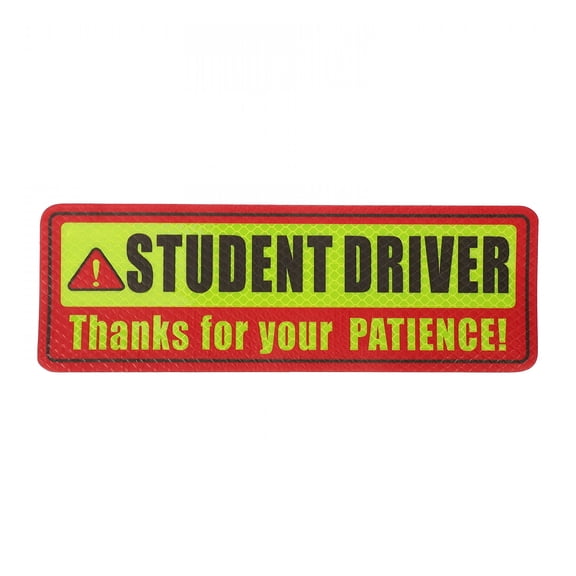 CCOCC 2026 New Student Driver Magnet Learner Driver Sign Student Driver Reflective Magnet for Car,Truck,Suv,Van