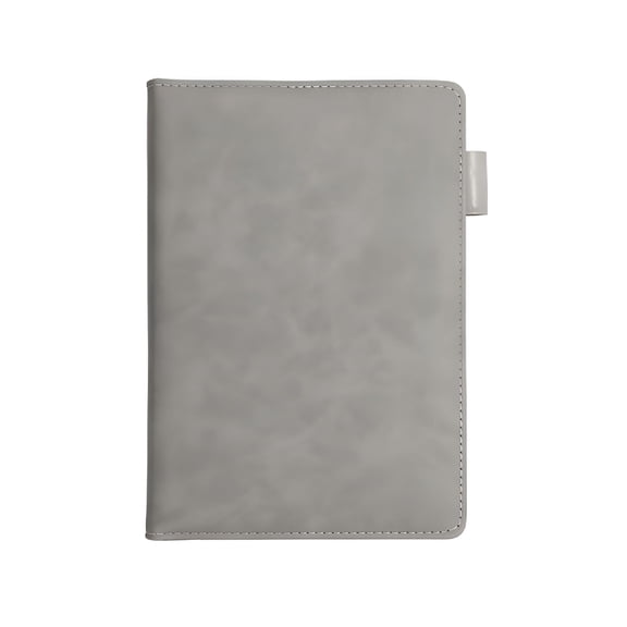 CCOCC 2026 New Tool Blank Journal Notebook A5: 200 Or 360 Pages Thick Sketch Book for Women Men Hardcover Leather Unlined Journaling for Work Notebooks for Writing School Study Office Work Gray A