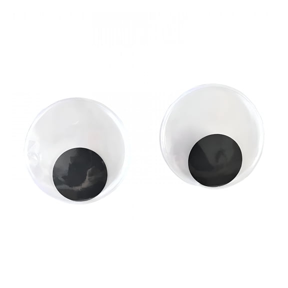 CCOCC 2026 New Wiggle Googly Eyes Sticky Eyes Large 3D Effect Decorative Stick Moving Eyes Self Sticky for Arts Refrigerators Chair Photos Diameter 15Cm Large Googly Eyes
