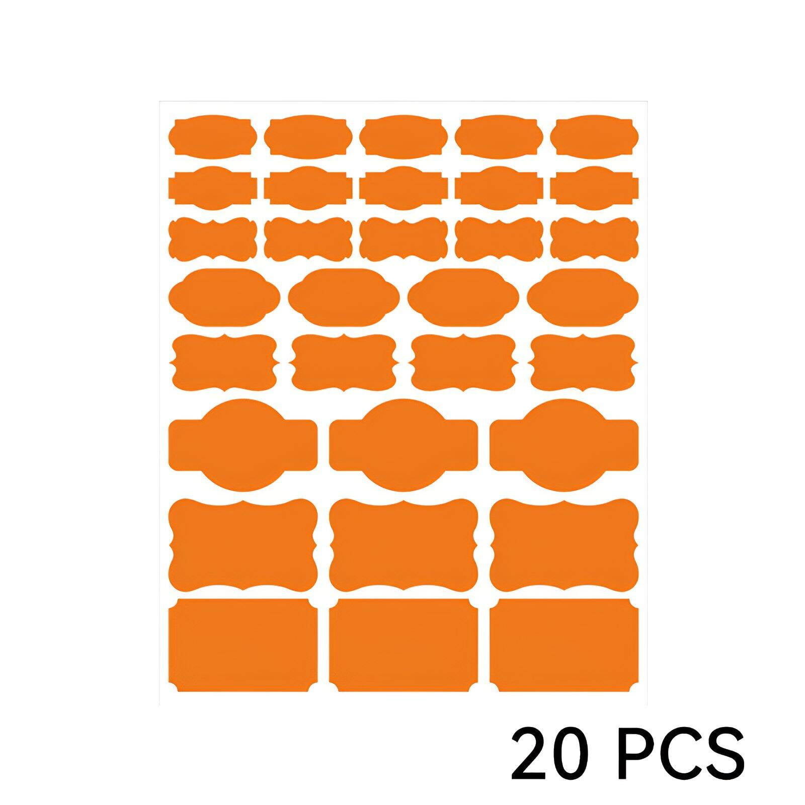 CCOCC 20Pcs Name Tags,Easy Clean Sticker Labels,Writable Labels Name ...