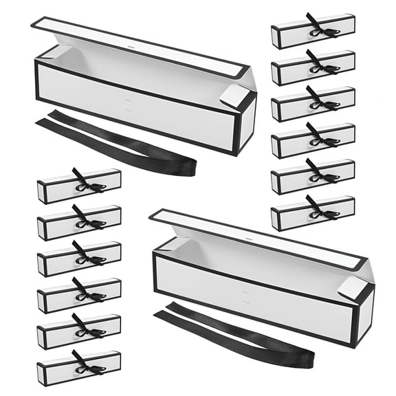 CCOCC 20pcs Chocolate Boxes Foldable Paper Packaging Box Cake Cookies Truffle Holder Container for Wedding Birthday Party Favors