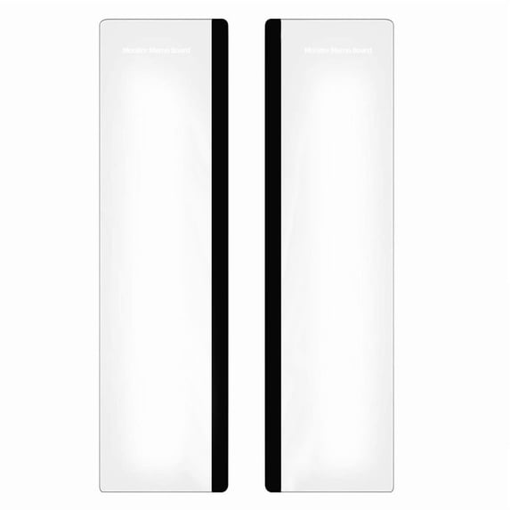 CCOCC 2Pack (Left and Right) Computer Monitor Side Transparent Acrylic ...