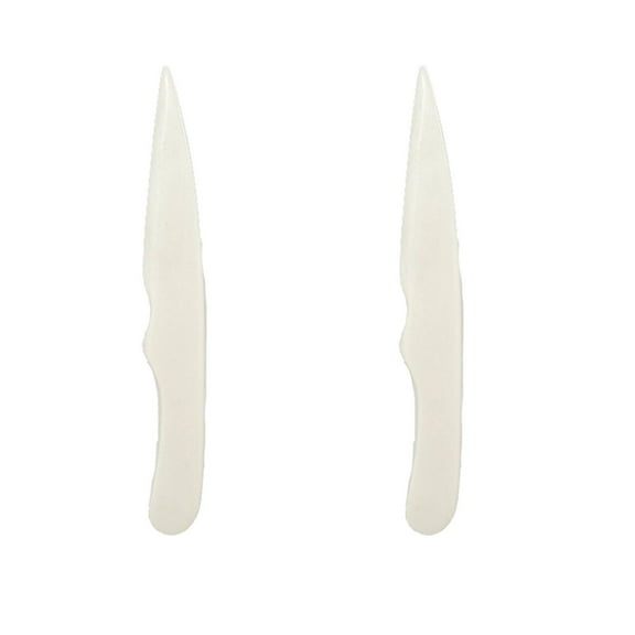 CCOCC 2Pcs Bone Folder,Distinct Natural Flaws Scoring Tool,Crafted with Care Crafting Scoring Tool Set,Handle